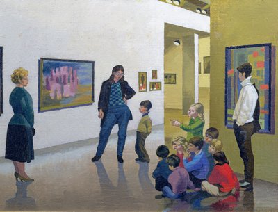 The Art Lesson, Calais by Osmund Caine